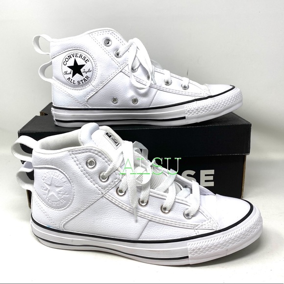 Converse Shoes - Converse AdVulc Ctas CS Mid White Women’s Sneakers